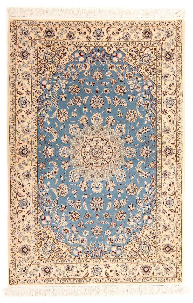 Dywan perski - Nain - Premium - 178 x 120 cm - jasnoniebieski