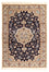 Dywan perski - Nain - Premium - 142 x 97 cm - ciemnoniebieski