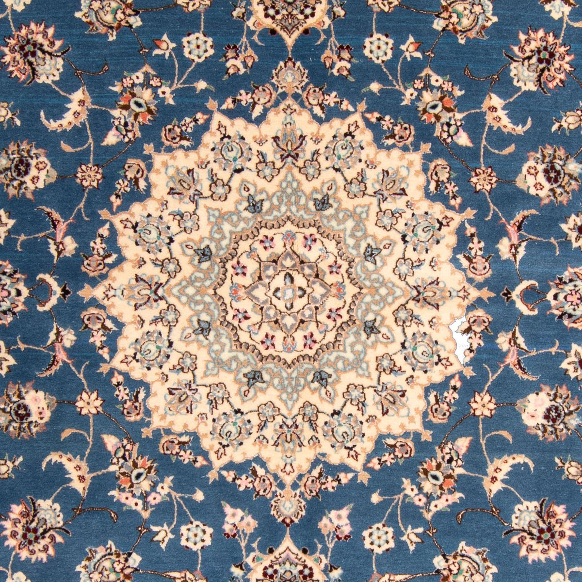 Dywan perski - Nain - Premium - 233 x 155 cm - ciemnoniebieski