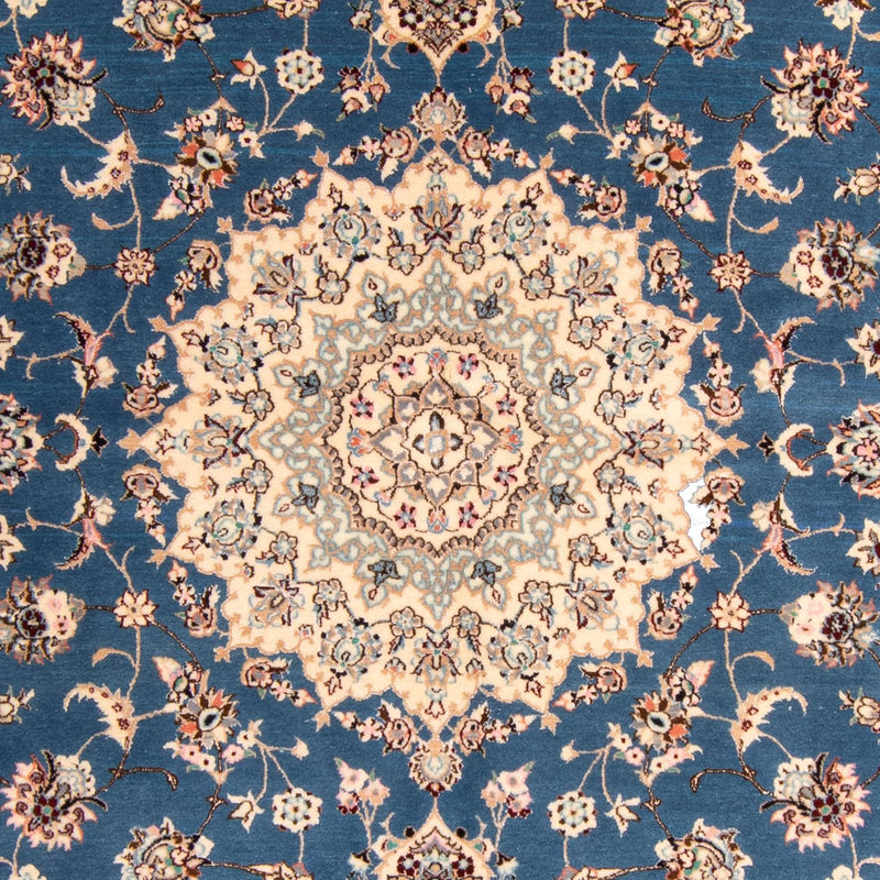 Dywan perski - Nain - Premium - 233 x 155 cm - ciemnoniebieski