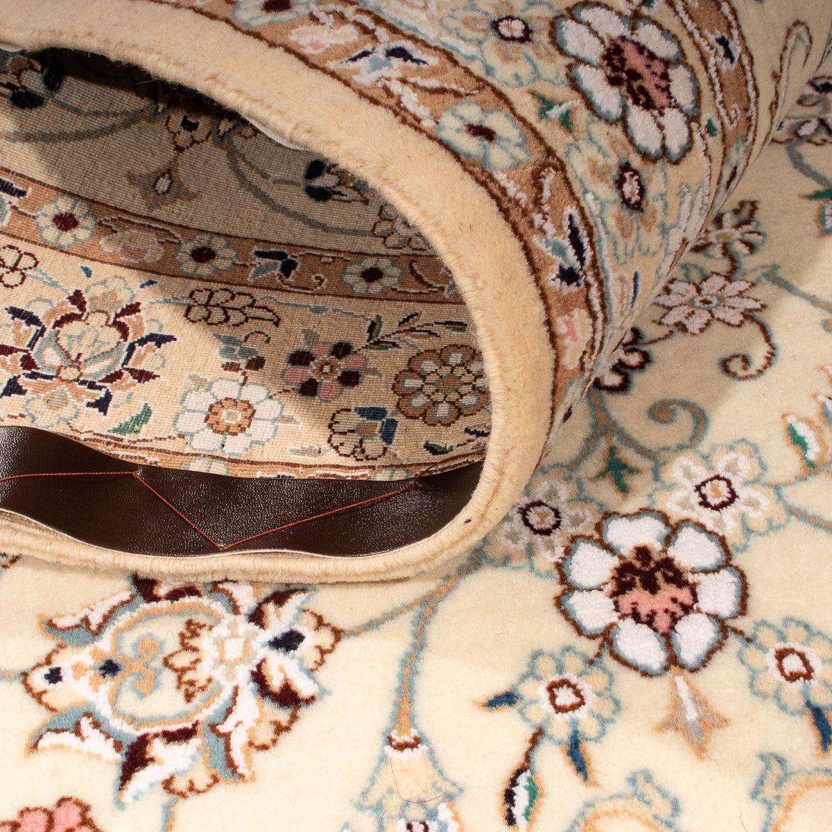 Dywan perski - Nain - Premium - 168 x 107 cm - beżowy