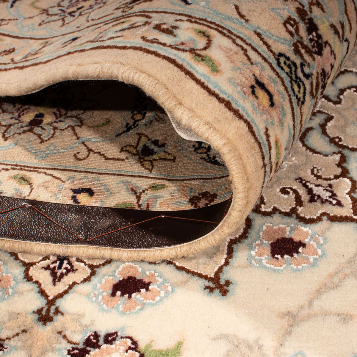 Dywan perski - Nain - Królewski - 260 x 148 cm - beżowy