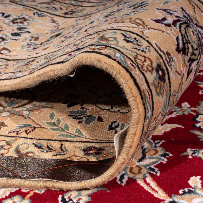 Dywan perski - Nain - Królewski - 306 x 197 cm - ciemna czerwień