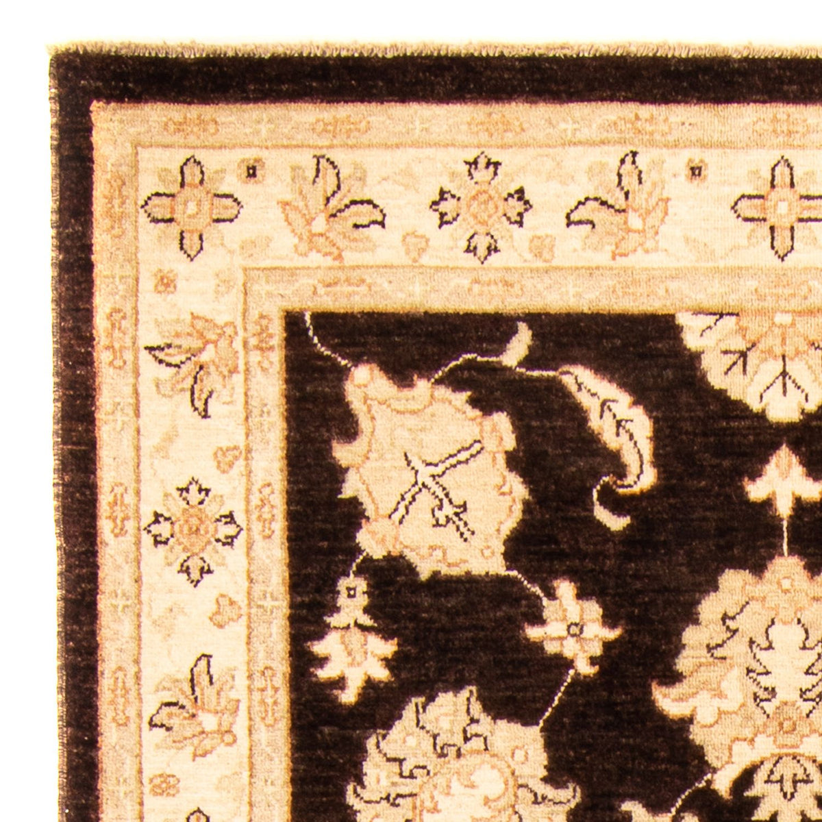 Dywan Zieglera - 200 x 123 cm - ciemnobrązowy