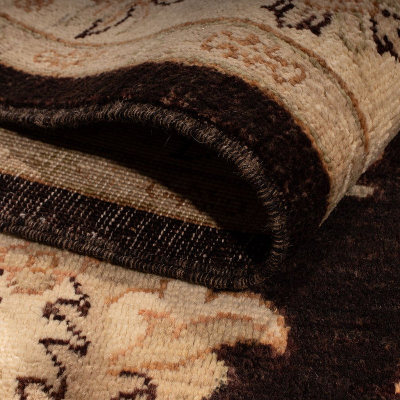 Dywan Zieglera - 200 x 123 cm - ciemnobrązowy