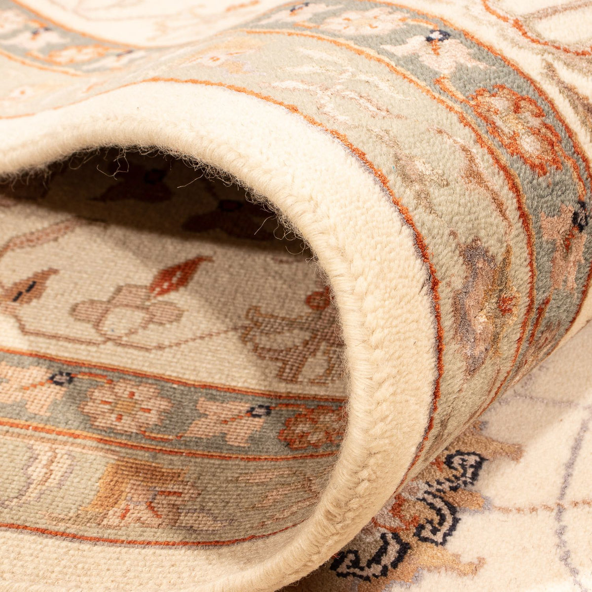 Designerski dywan - 305 x 194 cm - beżowy