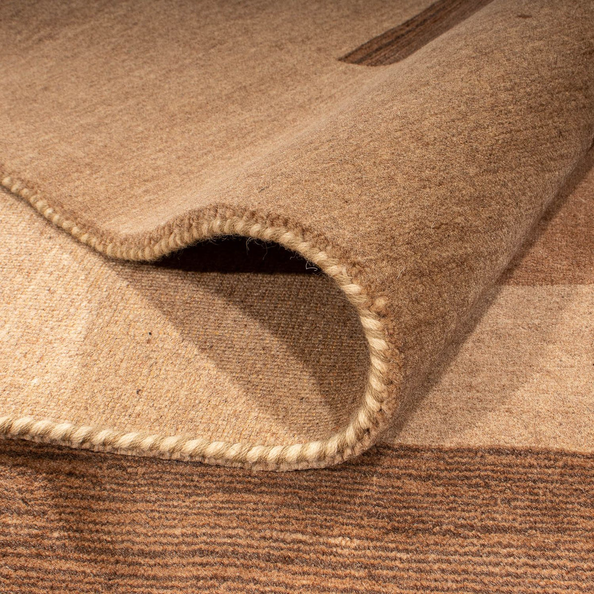 Dywan Gabbeh - Miękki - 294 x 206 cm - jasnobrązowy