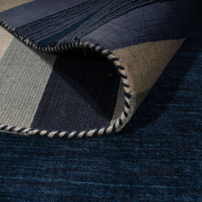 Dywan Gabbeh - Miękki - 296 x 206 cm - ciemnoniebieski