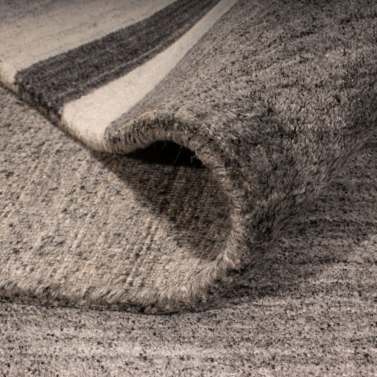 Dywan Gabbeh - Miękki - 244 x 174 cm - szary