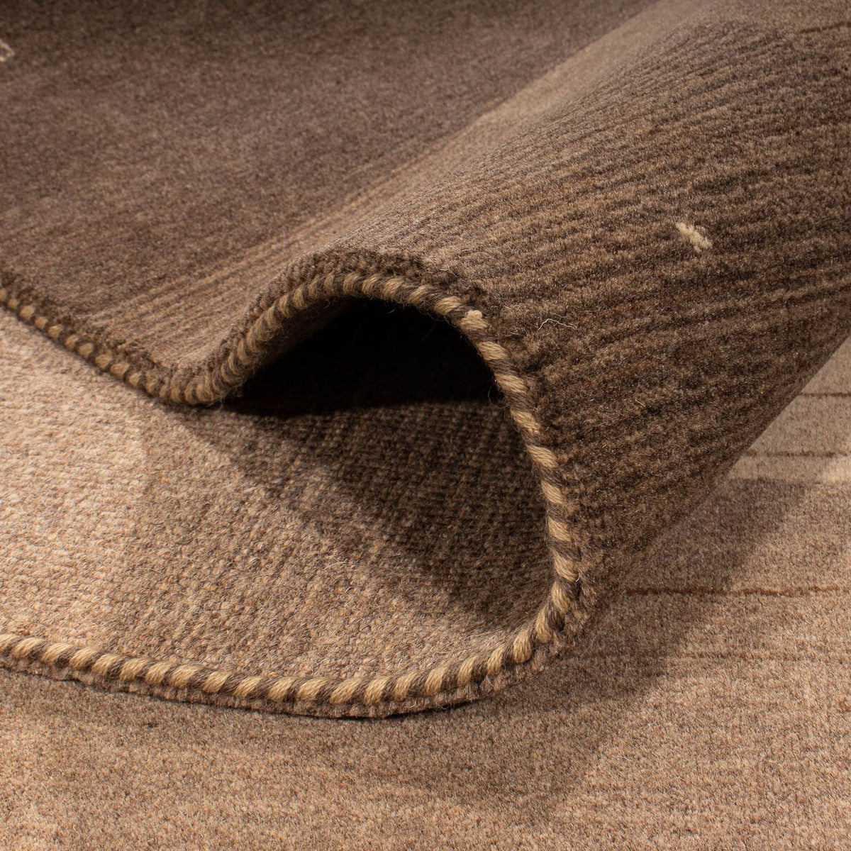 Dywan Gabbeh - Miękki - 240 x 170 cm - brązowy