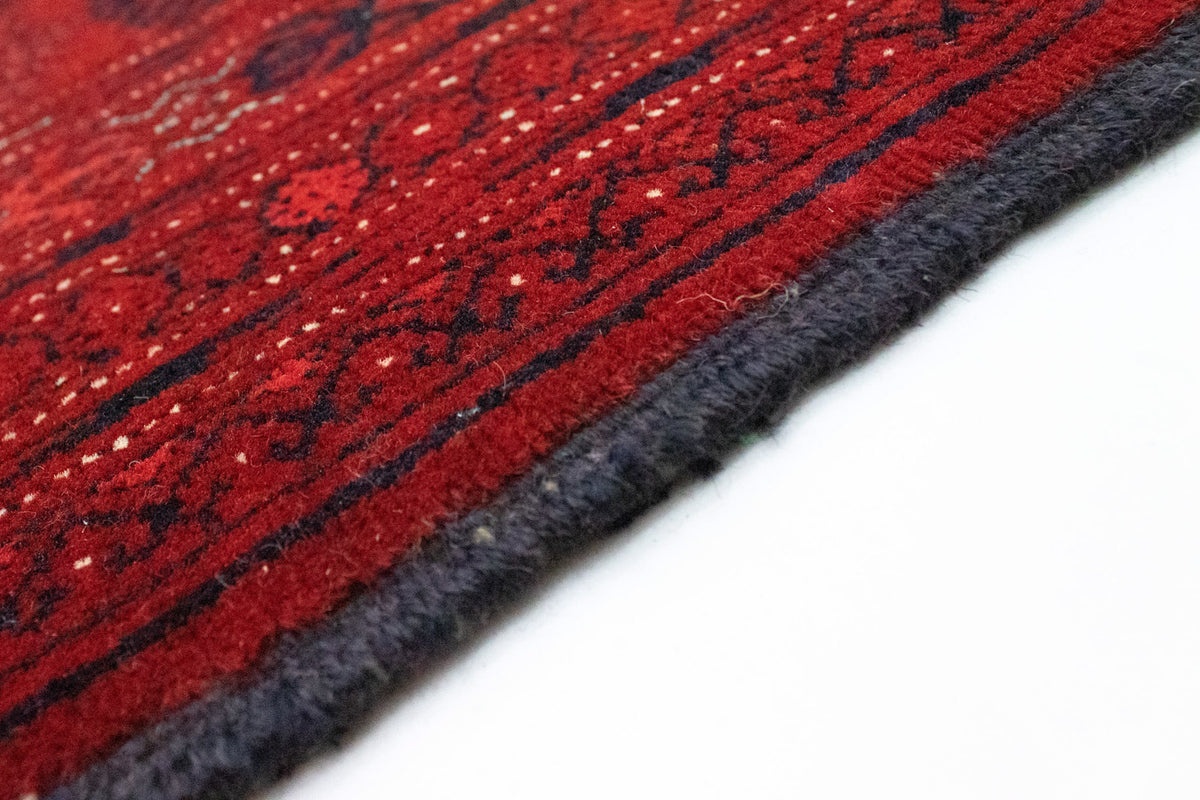 Afgański dywan - Bukhara - 390 x 292 cm - ciemna czerwień