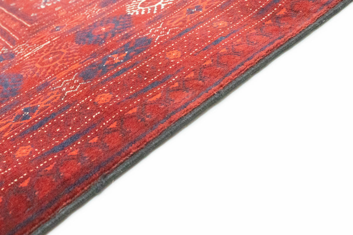 Afgański dywan - Bukhara - 301 x 196 cm - ciemna czerwień