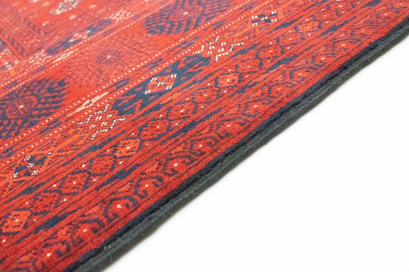 Afgański dywan - Bukhara - 297 x 198 cm - ciemna czerwień