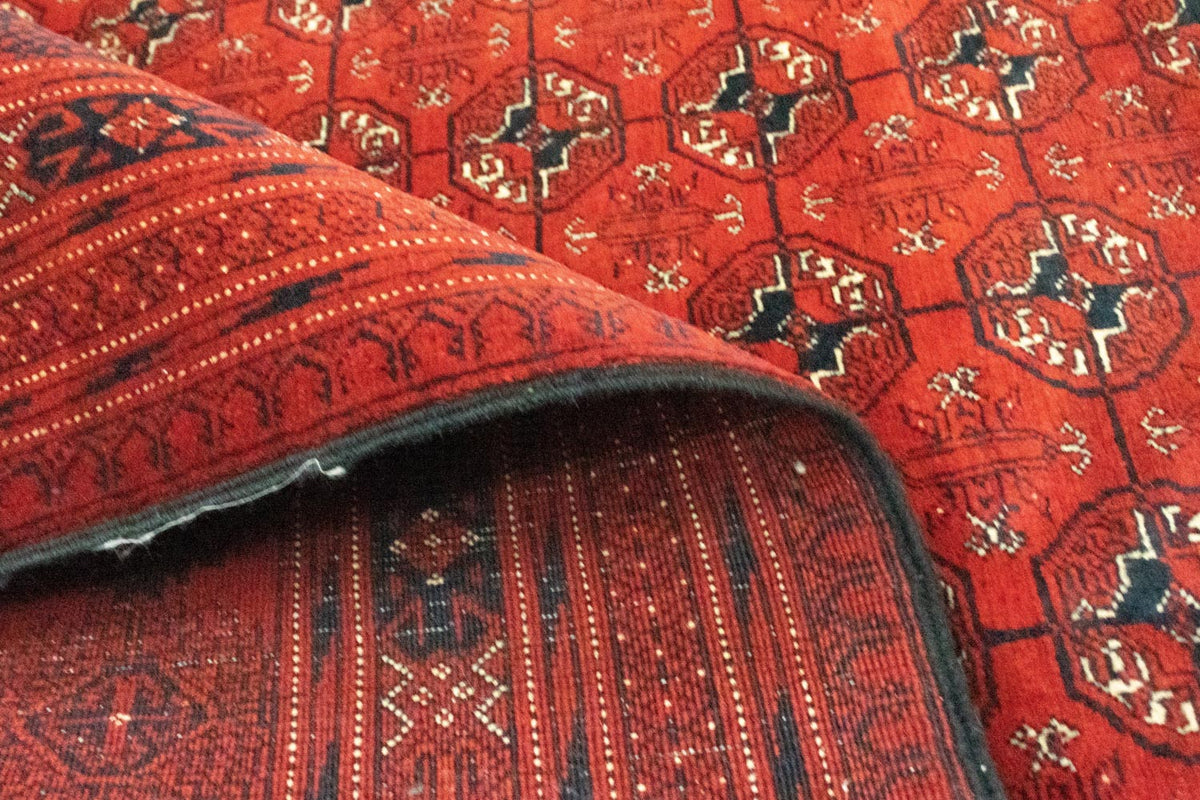 Afgański dywan - Bukhara - 295 x 192 cm - ciemnobrązowy