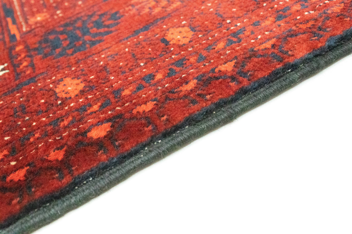 Biegacz Afgański dywan - Bukhara - 294 x 84 cm - ciemna czerwień