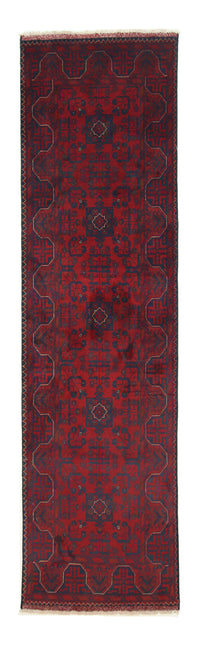 Biegacz Afgański dywan - Kunduz - 290 x 79 cm - ciemna czerwień – product image