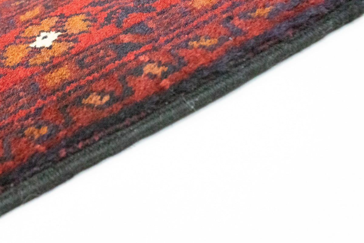 Afgański dywan - Kunduz - 121 x 82 cm - ciemna czerwień