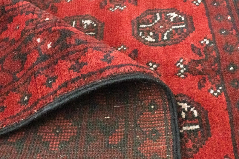 Dywan afgański - Filpa - 145 x 93 cm - czerwony