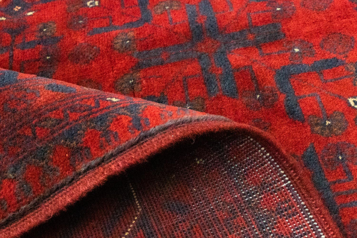 Afgański dywan - Kunduz - 199 x 150 cm - czerwony