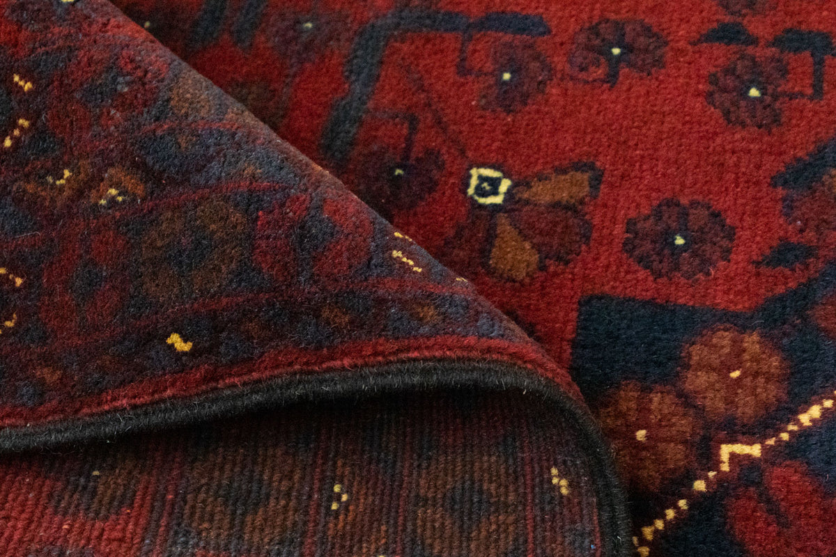 Afgański dywan - Kunduz - 125 x 78 cm - czerwony