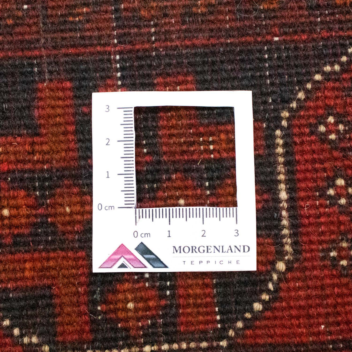 Afgański dywan - Kunduz - 197 x 149 cm - czerwony