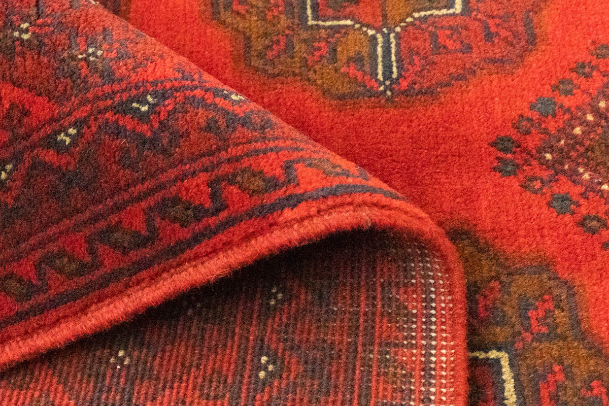 Afgański dywan - Kunduz - 151 x 102 cm - czerwony