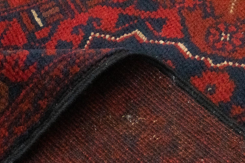 Afgański dywan - Kunduz - 129 x 73 cm - czerwony