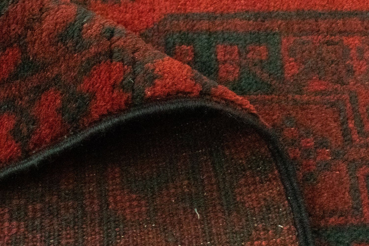 Dywan afgański - Filpa - 196 x 145 cm - czerwony