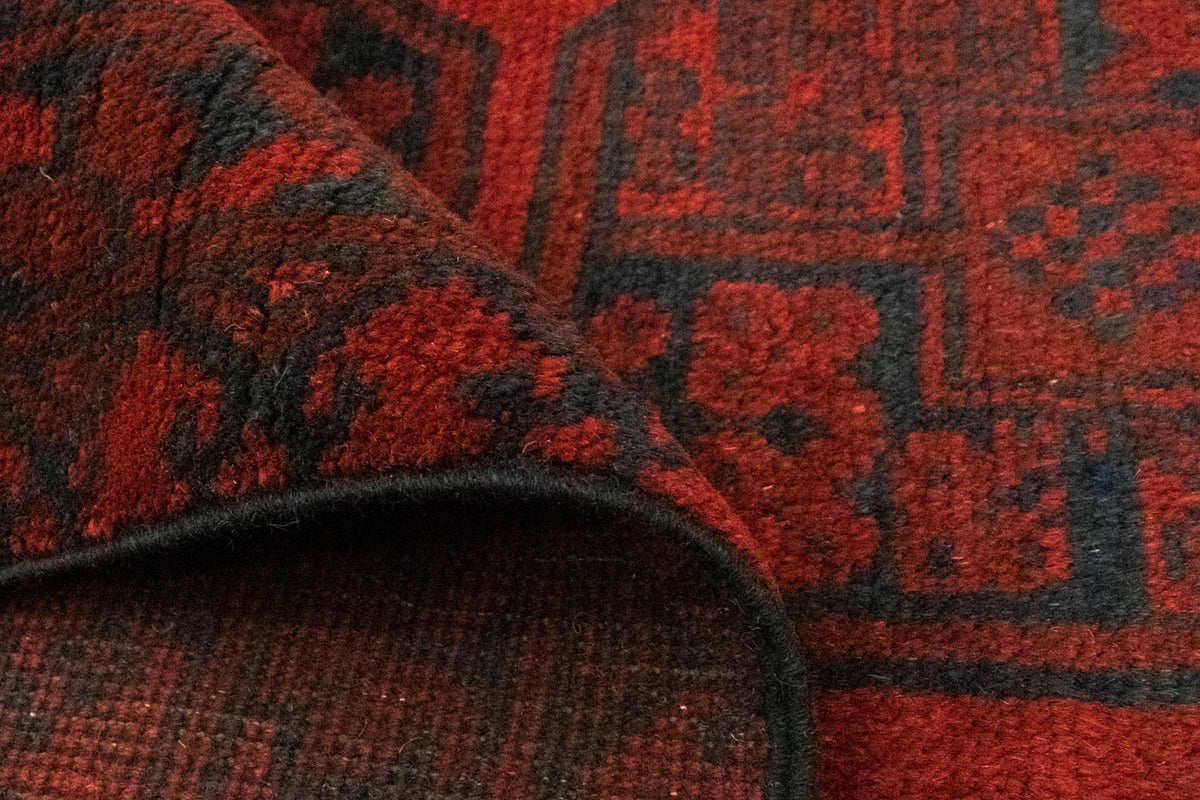 Dywan afgański - Filpa - 194 x 152 cm - czerwony