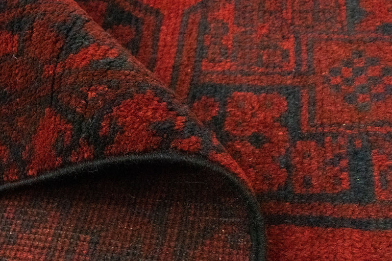 Dywan afgański - Filpa - 194 x 152 cm - czerwony