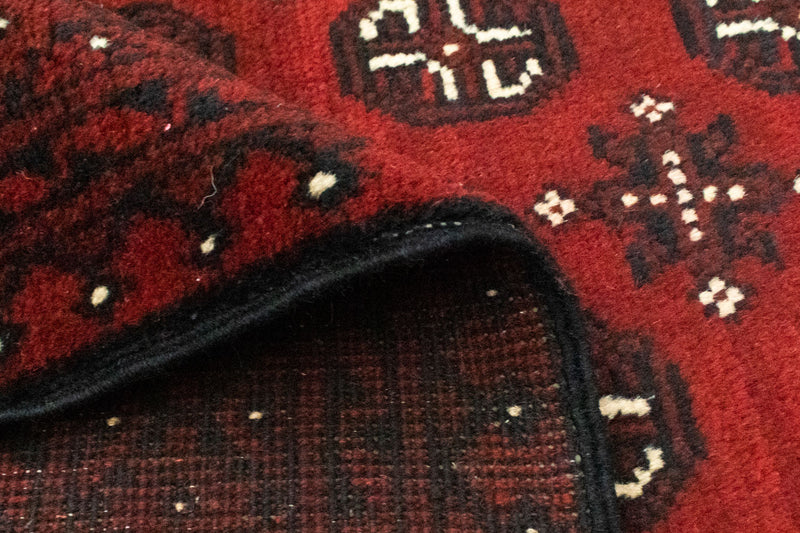 Dywan afgański - Filpa - 193 x 149 cm - czerwony