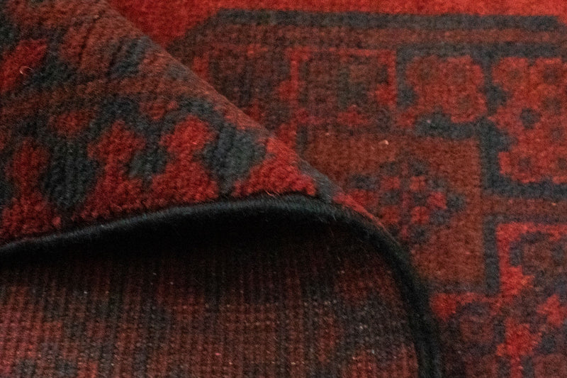 Dywan afgański - Filpa - 203 x 147 cm - czerwony