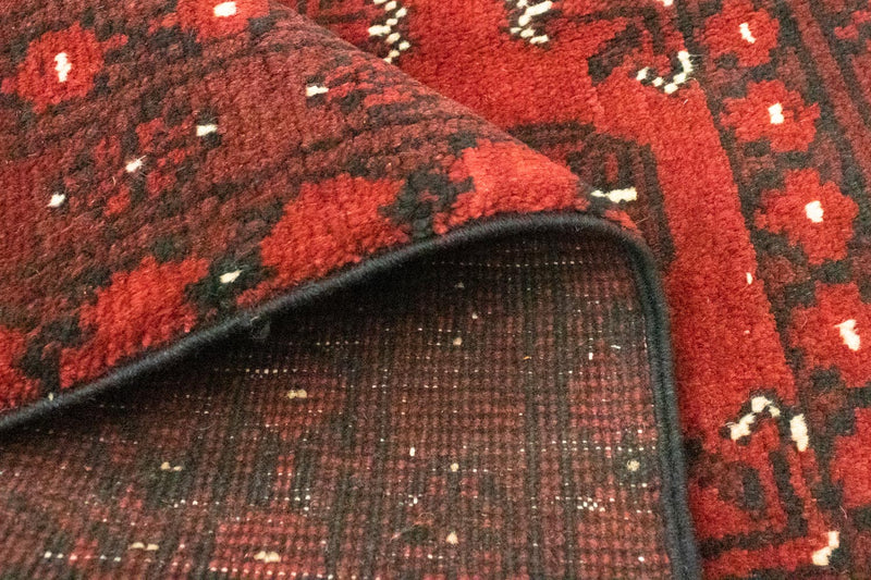 Dywan afgański - Filpa - 141 x 98 cm - czerwony