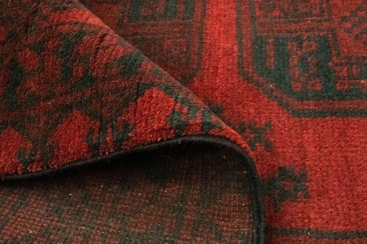 Dywan afgański - Filpa - 193 x 147 cm - czerwony