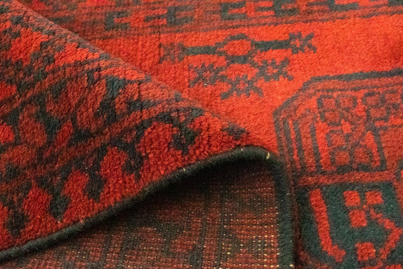 Dywan afgański - Filpa - 198 x 96 cm - czerwony