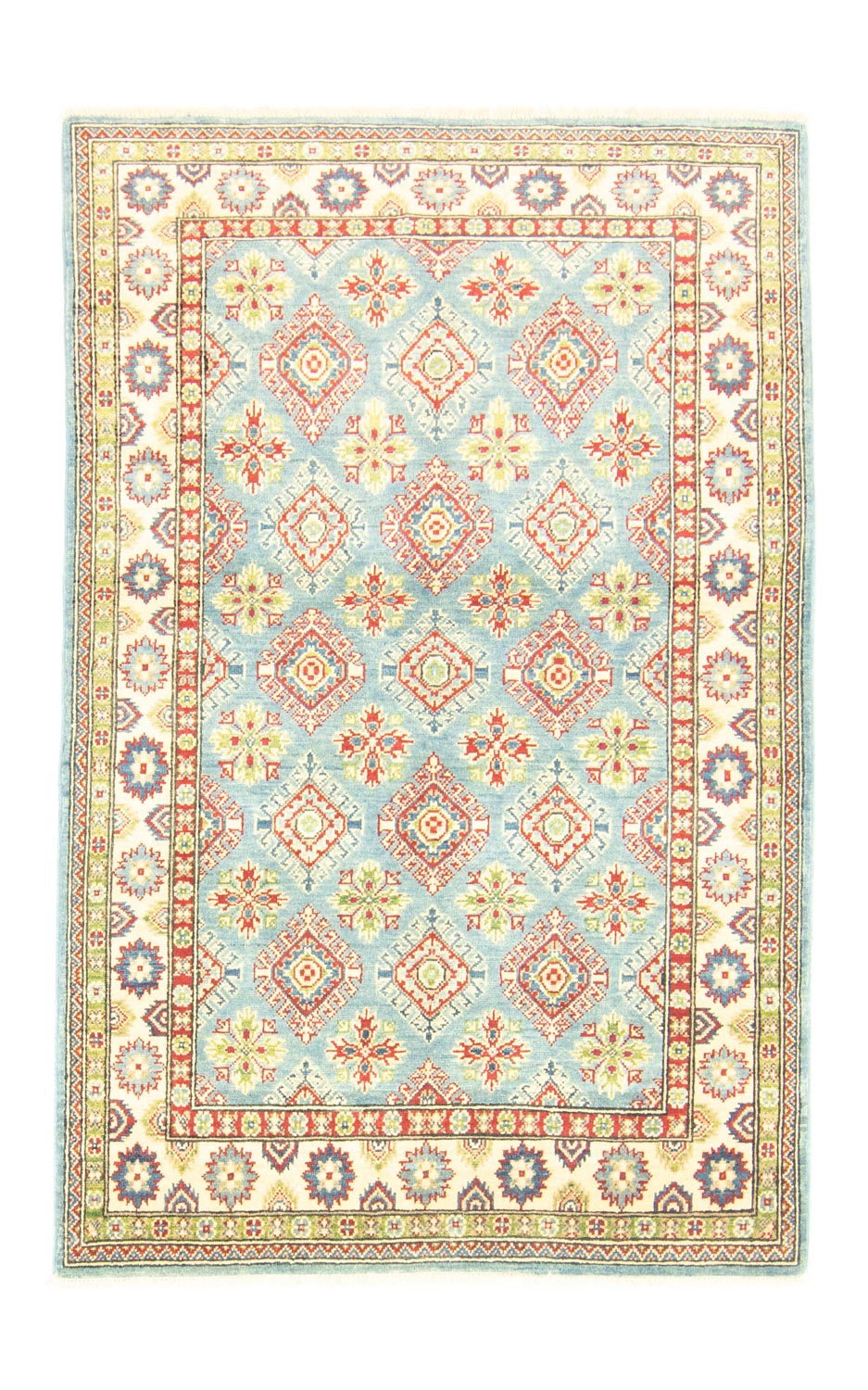 Dywan Ziegler - Kazak - 183 x 118 cm - jasnoniebieski