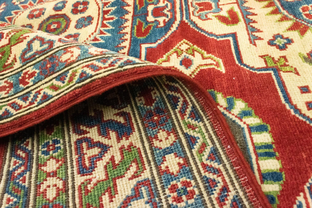 Dywan Ziegler - Kazak - 198 x 157 cm - ciemna czerwień