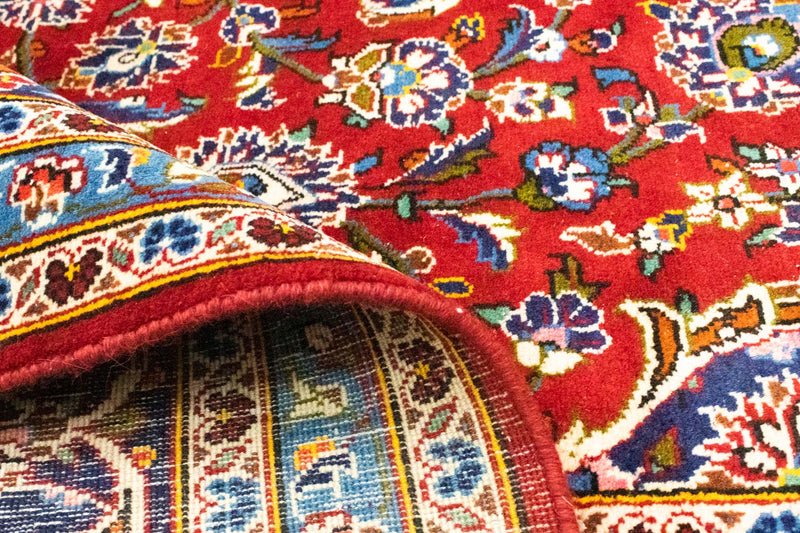 Dywan perski - Keshan - 362 x 251 cm - ciemna czerwień