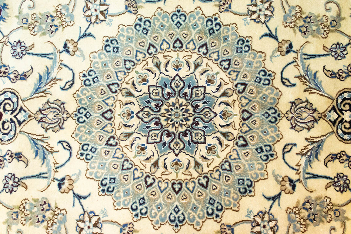 Dywan perski - Nain - 339 x 239 cm - naturalna biel