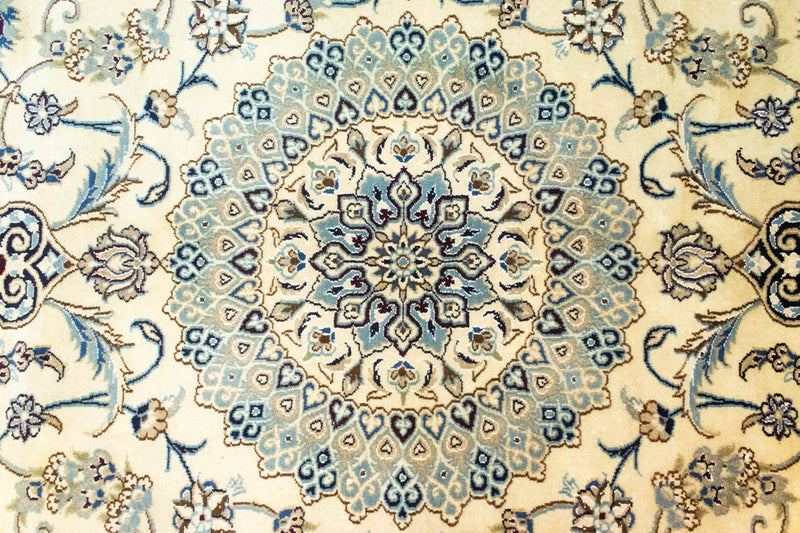 Dywan perski - Nain - 339 x 239 cm - naturalna biel