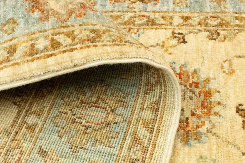 Biegacz Dywan Zieglera - 250 x 80 cm - żółty musztardowy