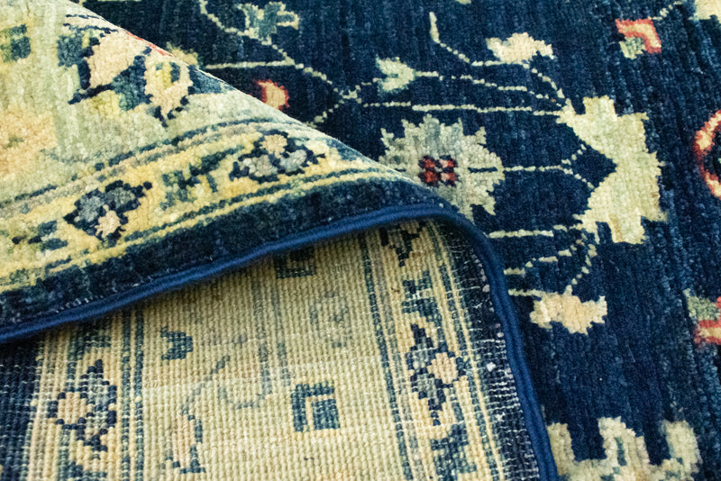 Dywan Zieglera - 149 x 100 cm - ciemnoniebieski