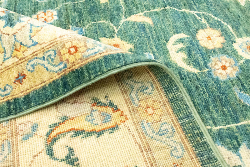 Dywan Zieglera - 295 x 199 cm - zielona