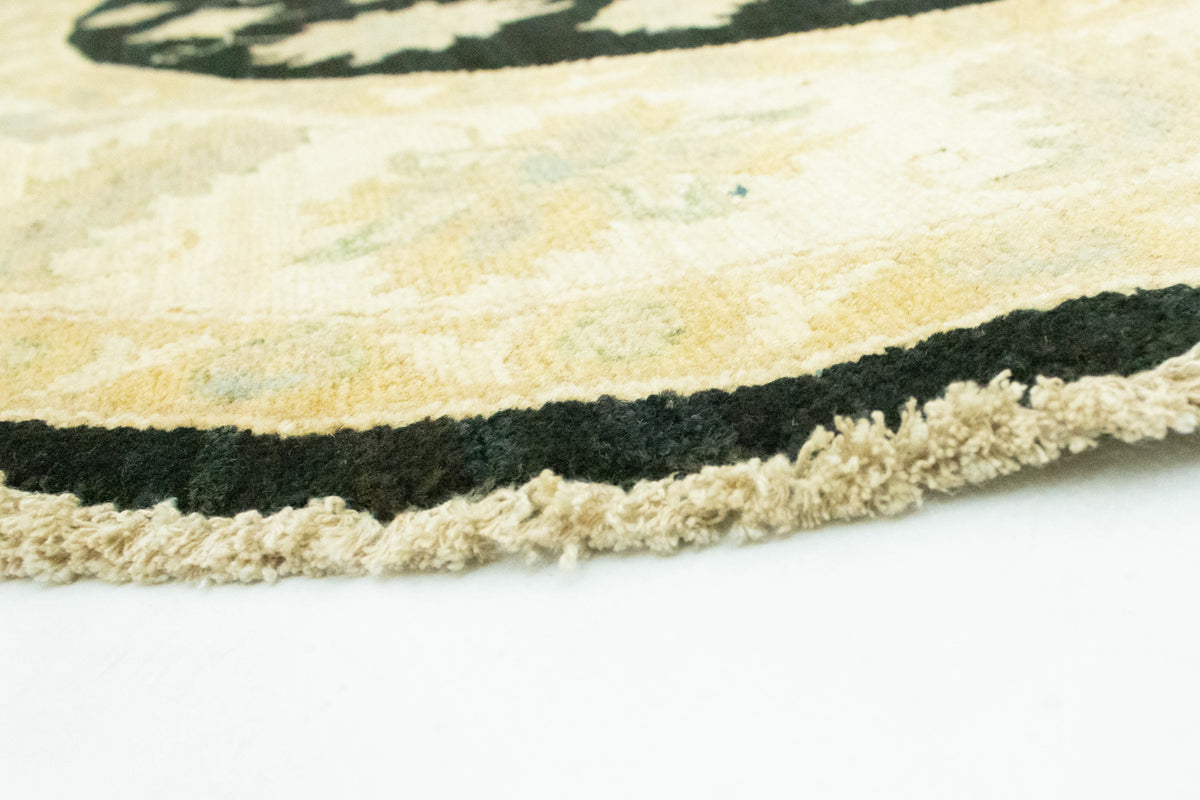 Dywan Zieglera okrągły  - 151 x 149 cm - czarny