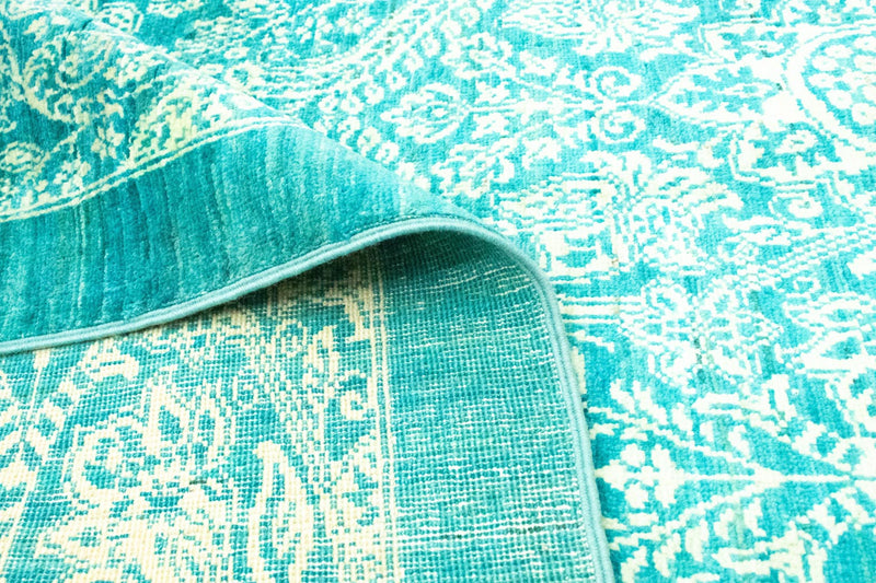 Dywan Zieglera - 288 x 208 cm - morski błękit