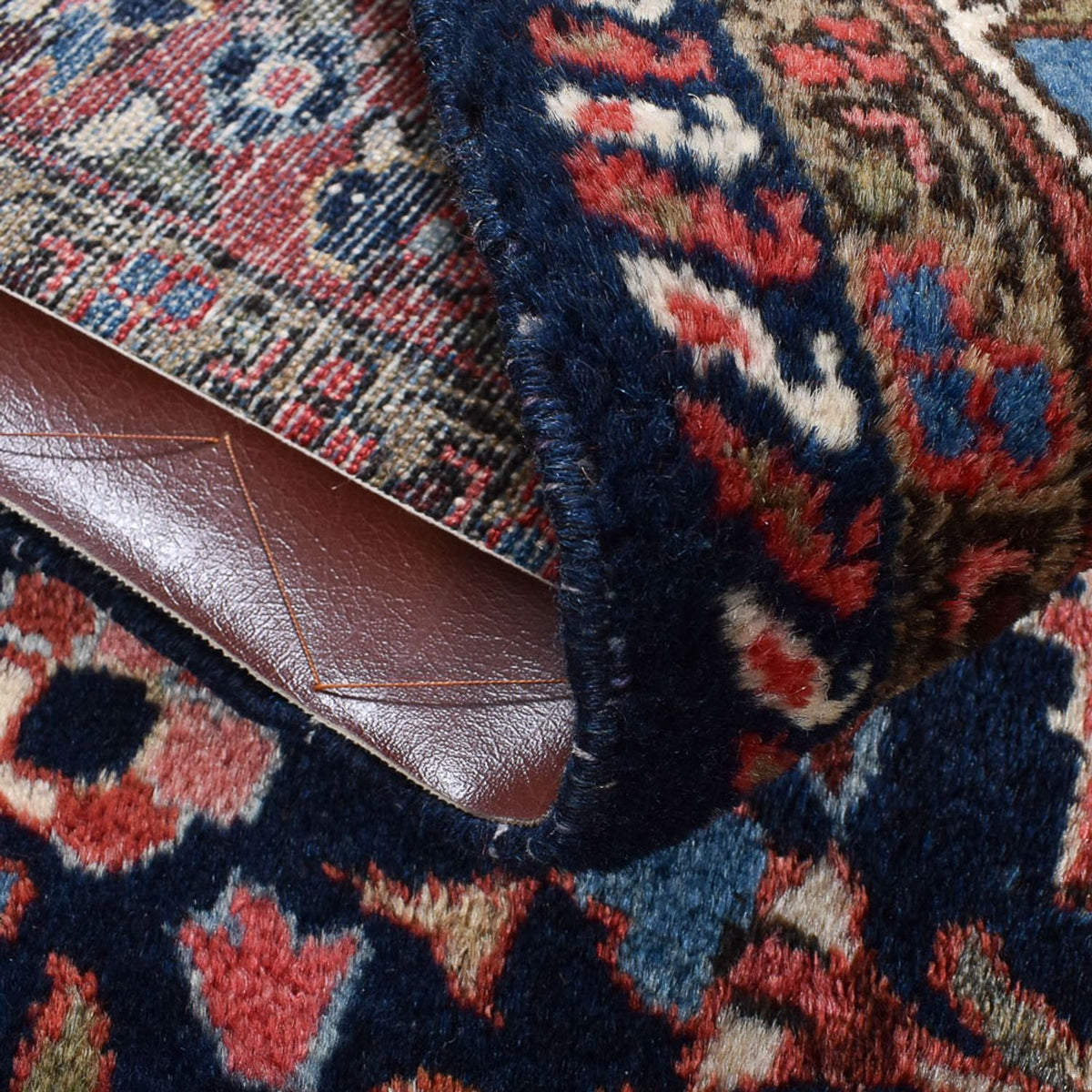 Dywan beludżycki - 210 x 149 cm - ciemna czerwień