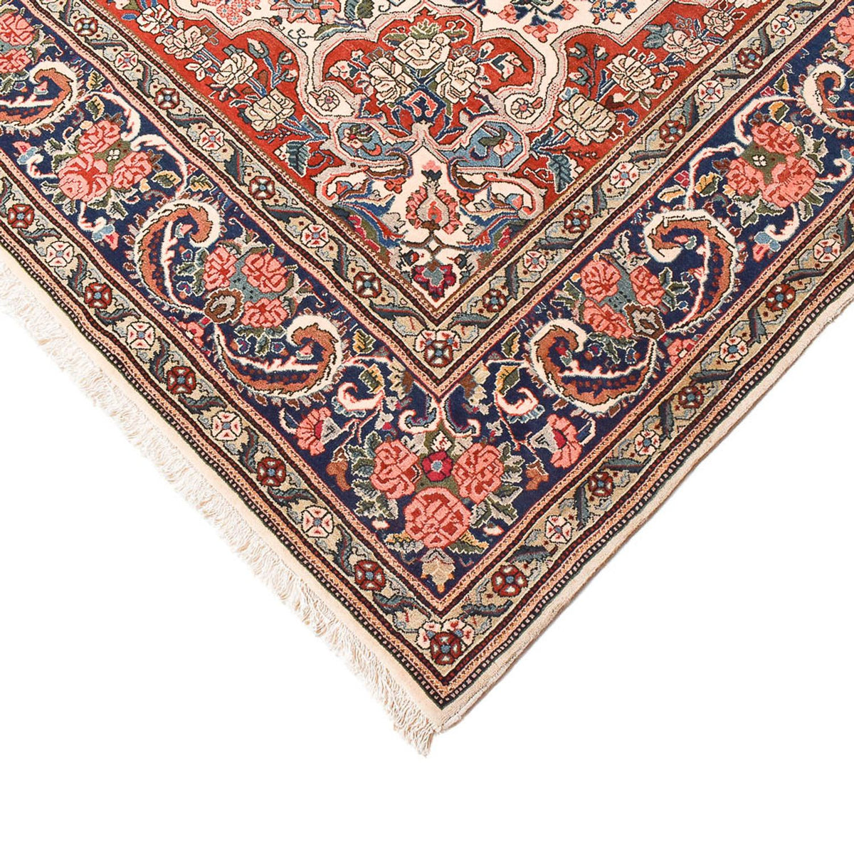 Dywan perski - Bijar - 307 x 205 cm - jasny beż