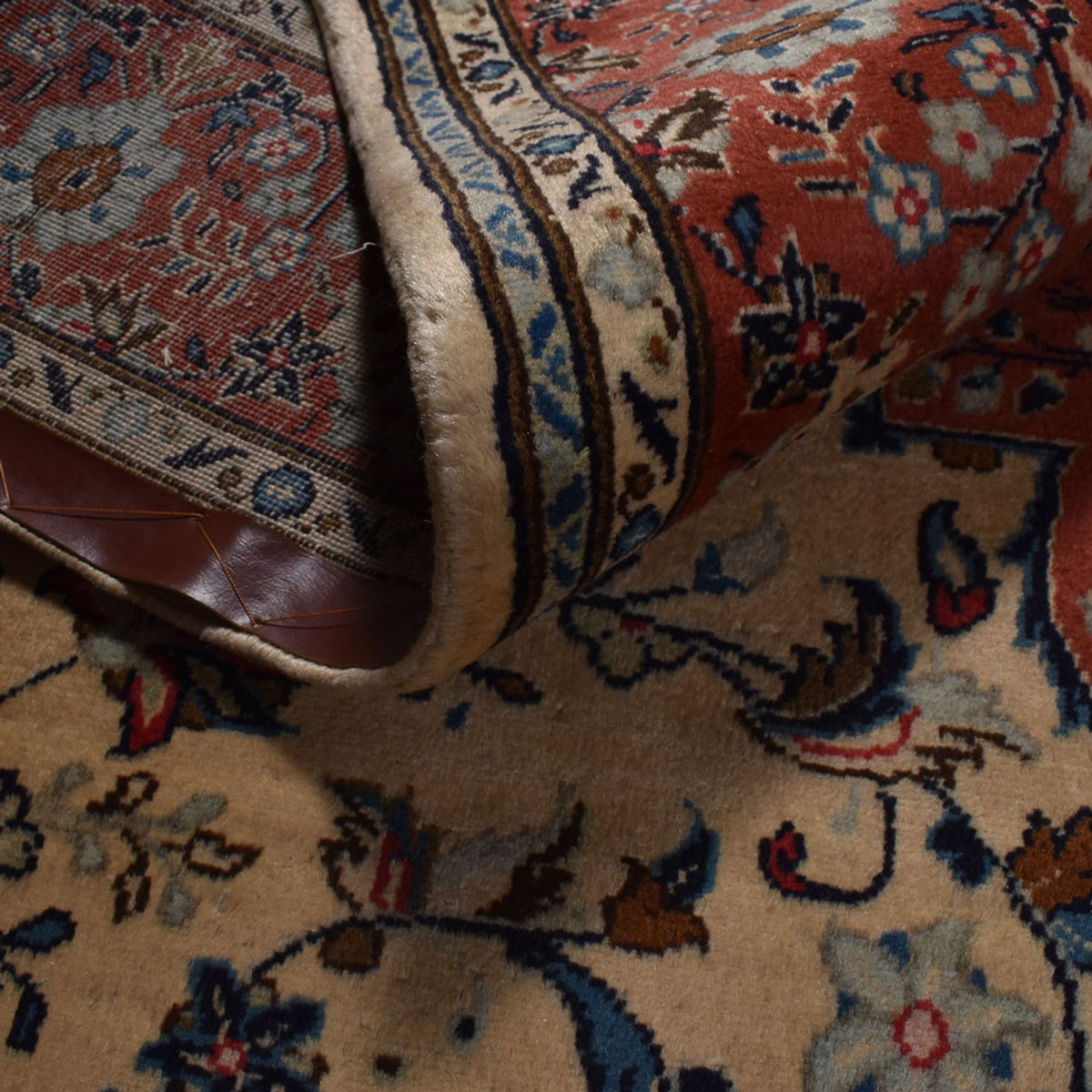 Dywan perski - Keshan - 296 x 201 cm - beżowy