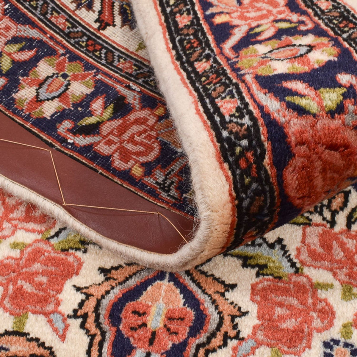 Biegacz Dywan perski - Bijar - 197 x 80 cm - wielokolorowy