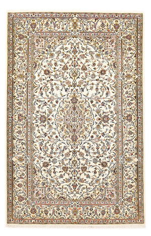 Dywan perski - Keshan - Royal - 208 x 135 cm - kremowy